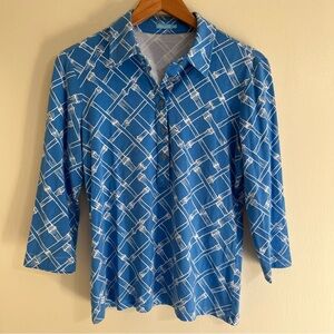 J McLaughlin pullover blouse shirt women’s medium